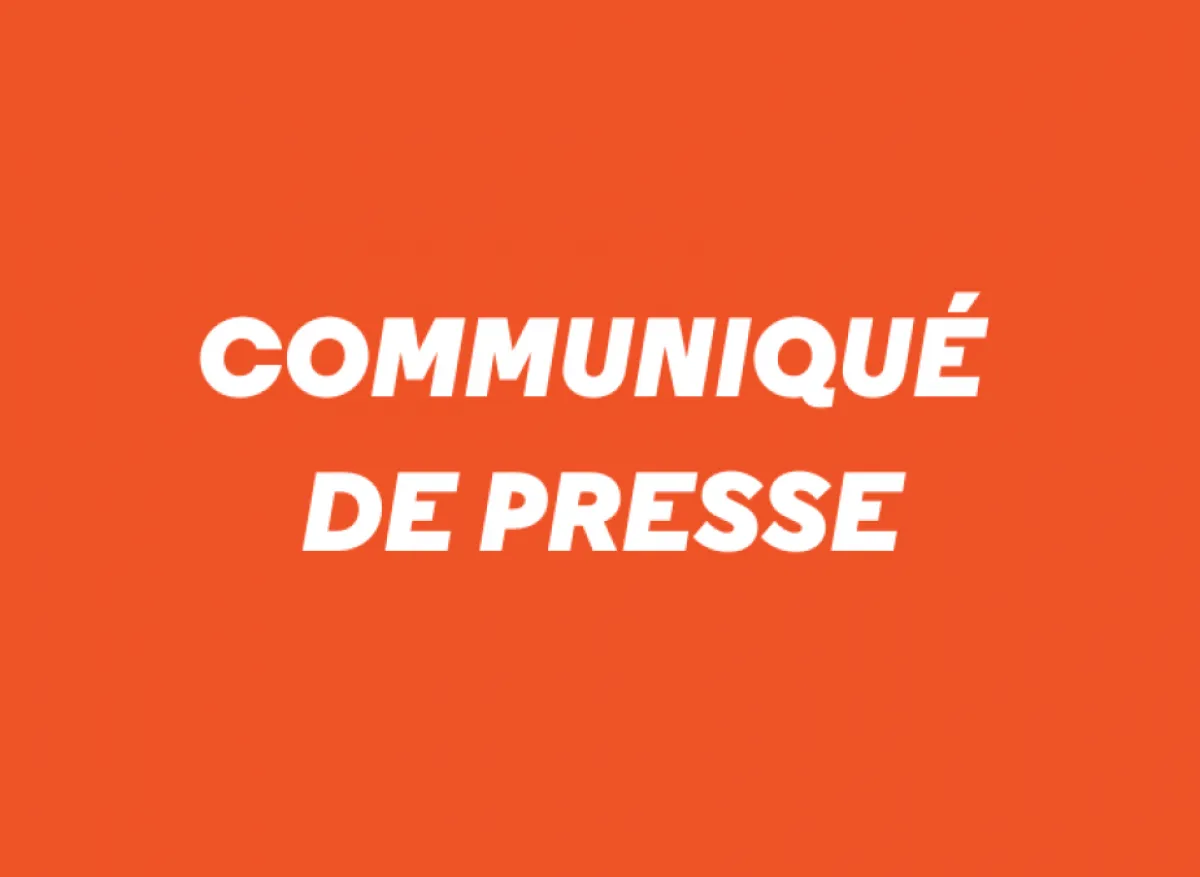 communiqué de presse visuel